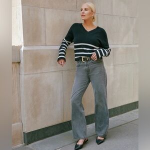 NWT Abercrombie Curve Love Vintage Straight High Rise (Kathleen Post)
